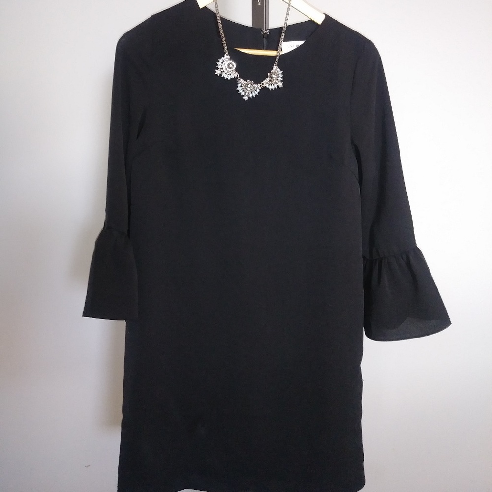 Everly 3/4 Bell Sleeve Sheath Dress